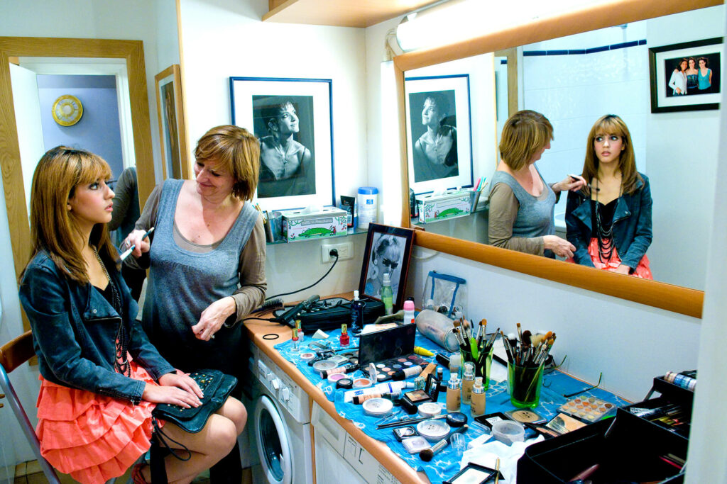 Cabine de maquillage du studio Le BeauKal