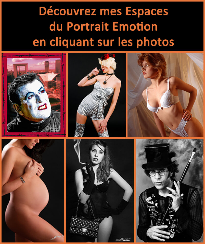 Découvrez tous les séances du portrait émotion