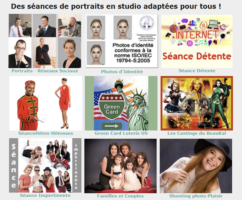 Portrait studio Paris : réseaux sociaux, photos d’identité, Green Card, castings, familles et couples, séance détente, séance impertinente, hôtes et hôtesses, shooting plaisir