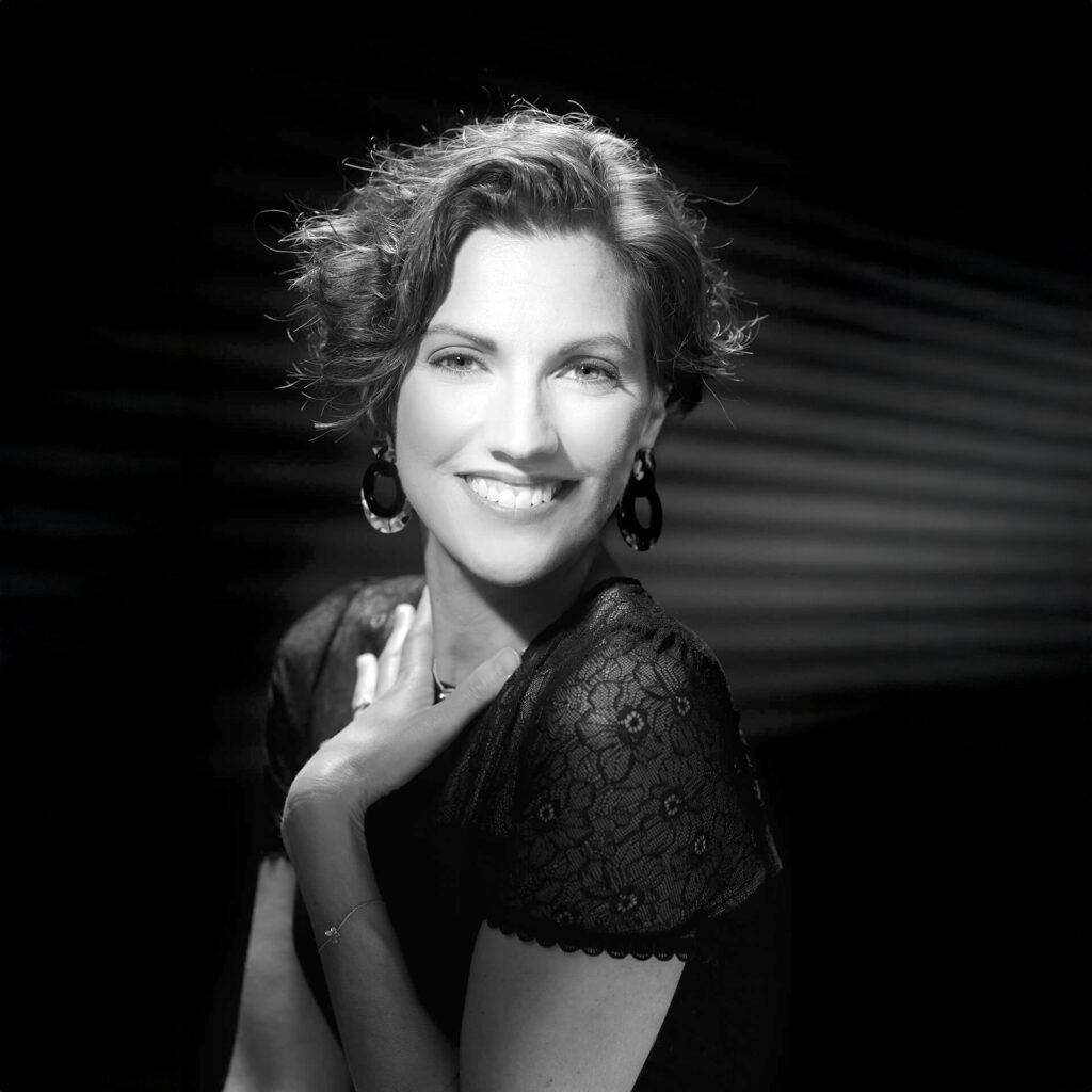 portrait en noir et blanc, lumière modelée